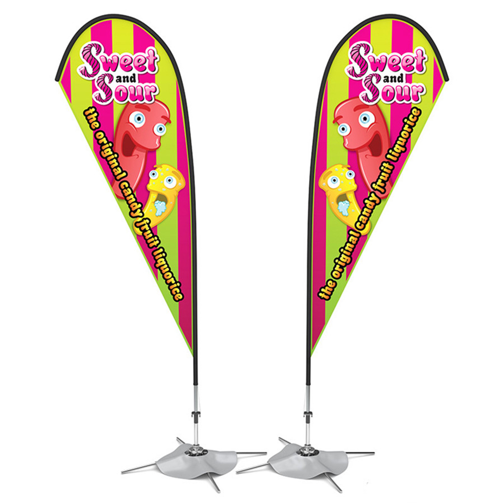 18' Promotion Teardrop Advertising Beach Flag