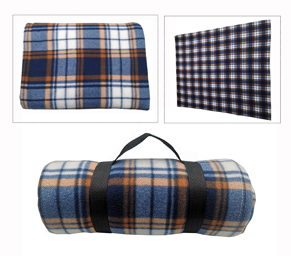 Stripes Fleece Roll-Up Blanket