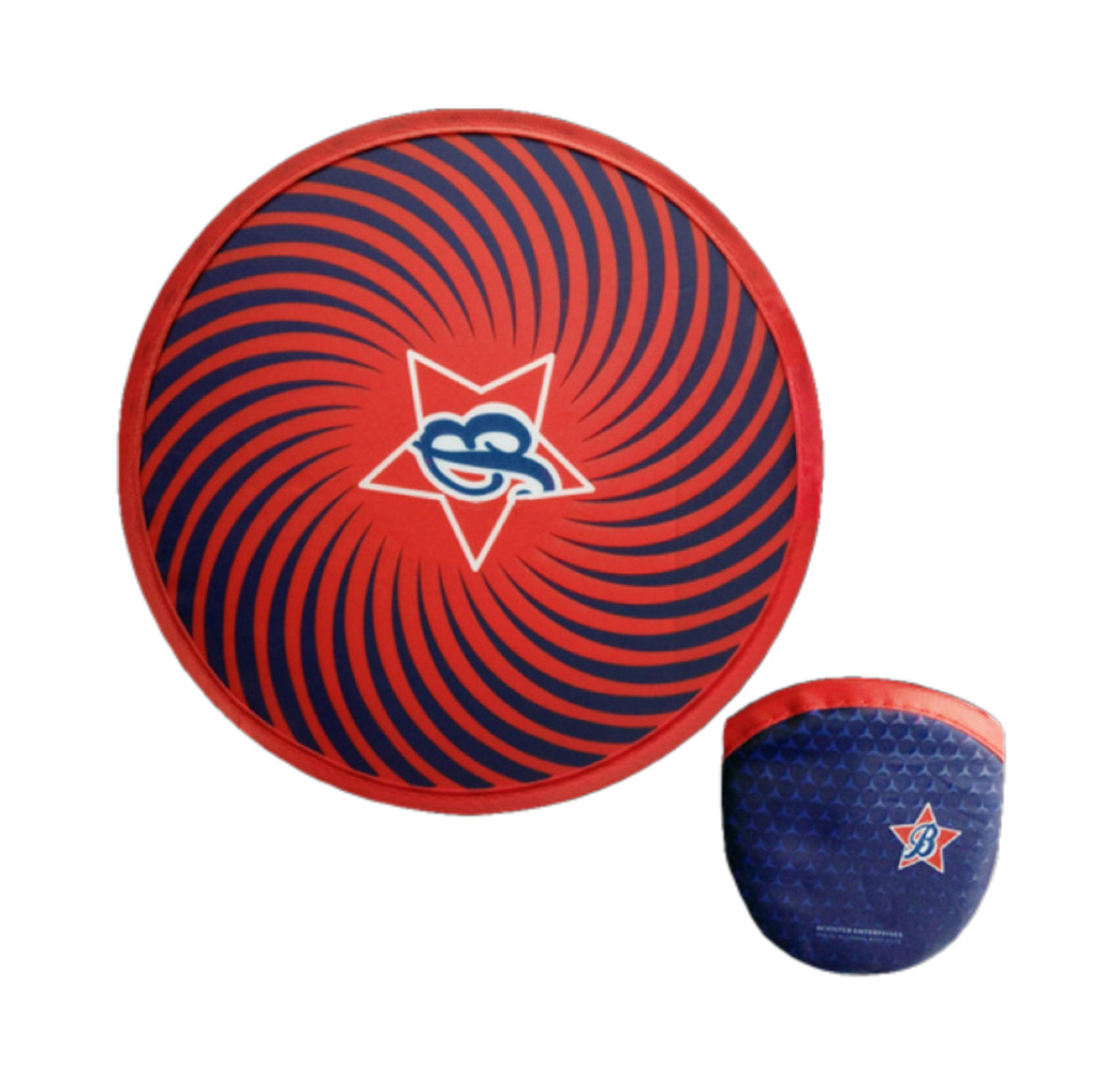 Foldable Nylon Disc Fan with Pouch
