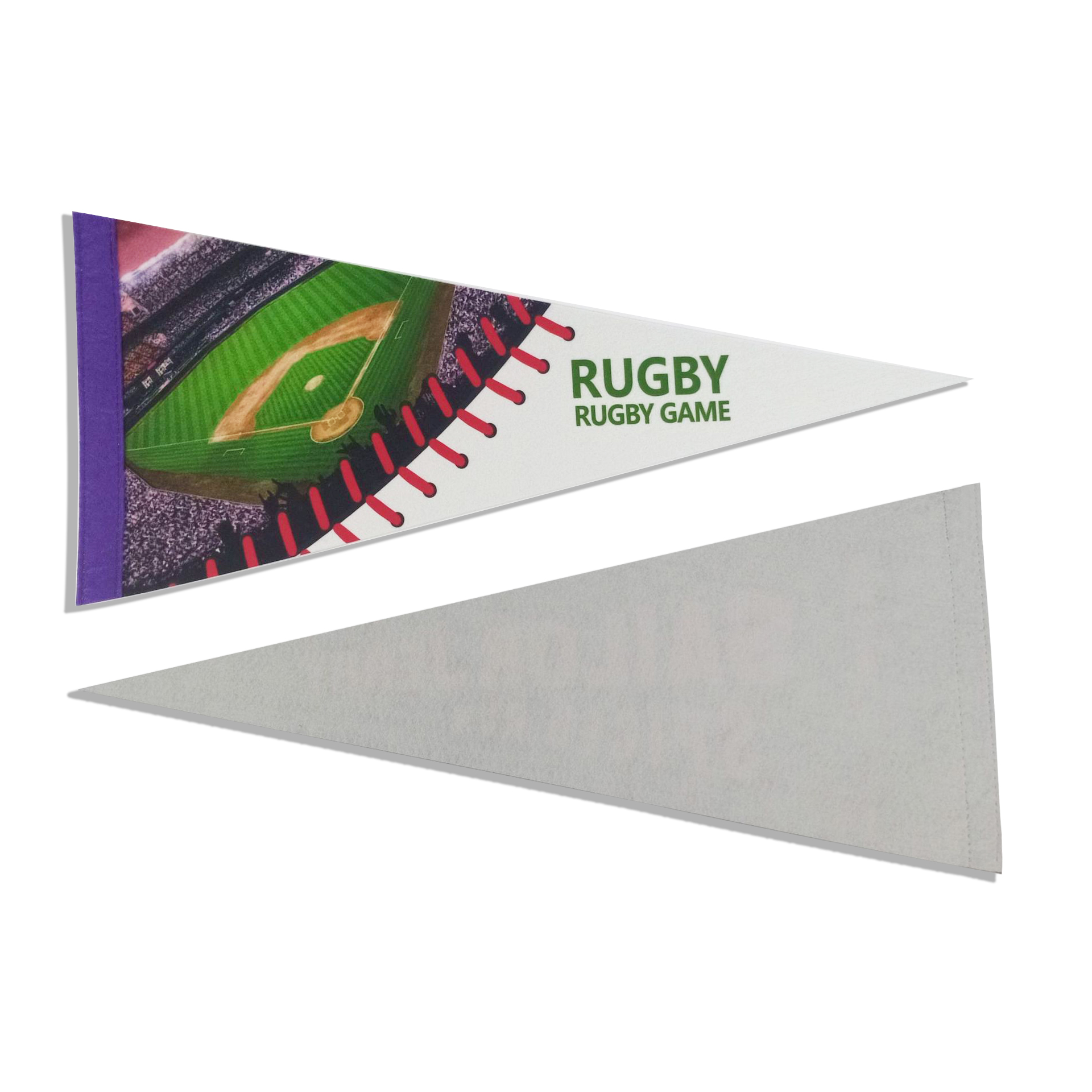 Colored Felt Pennant (4"x10")