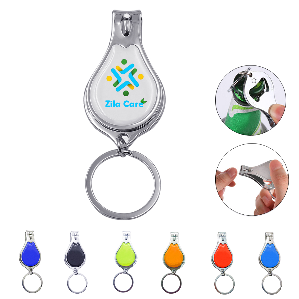 Round Nail Clipper with Bottle Opener