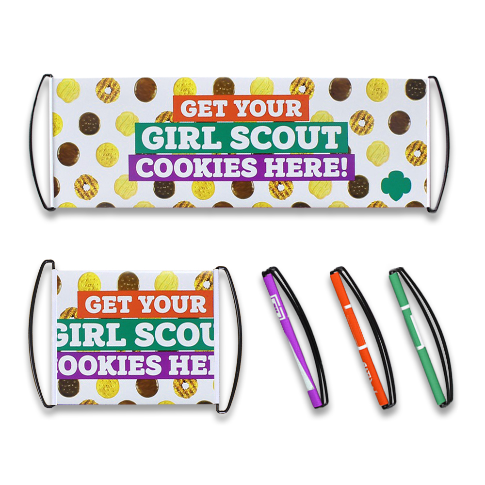 Hand Held Retractable Scrolling Banner