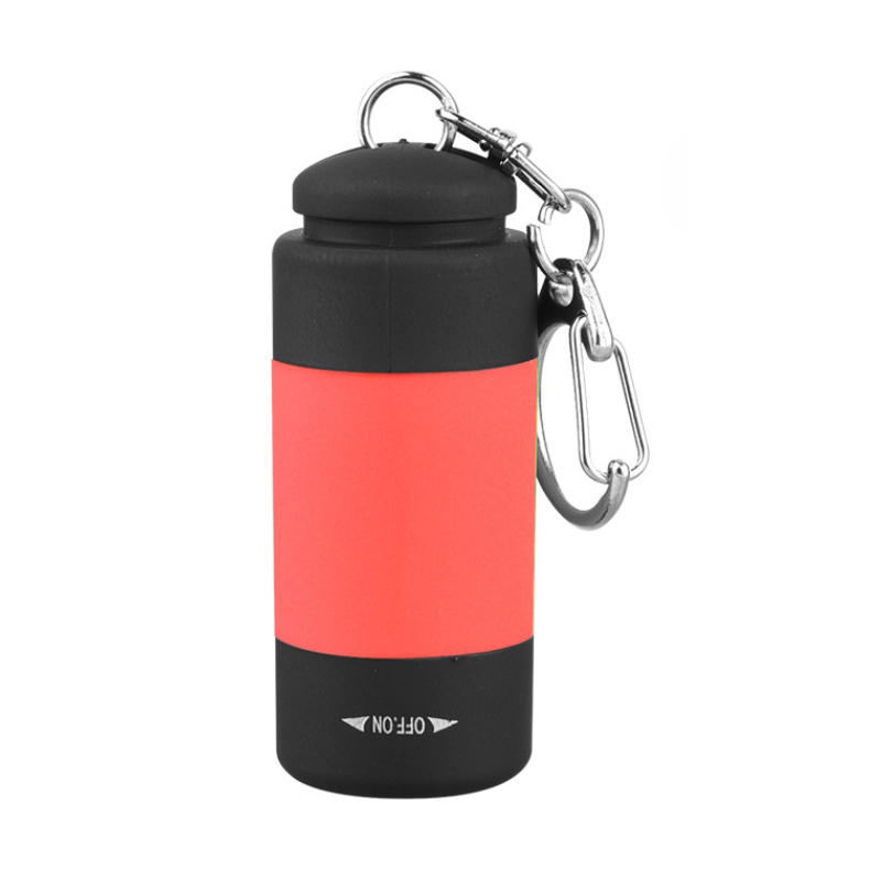 Mini USB Rechargeable Flashlight Keychain