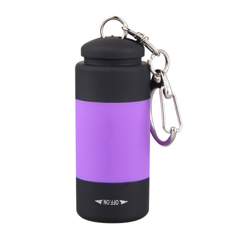 Mini USB Rechargeable Flashlight Keychain