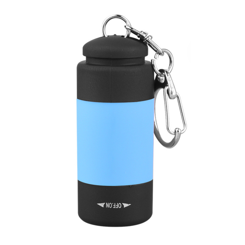 Mini USB Rechargeable Flashlight Keychain