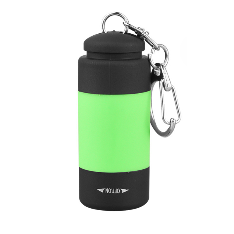 Mini USB Rechargeable Flashlight Keychain
