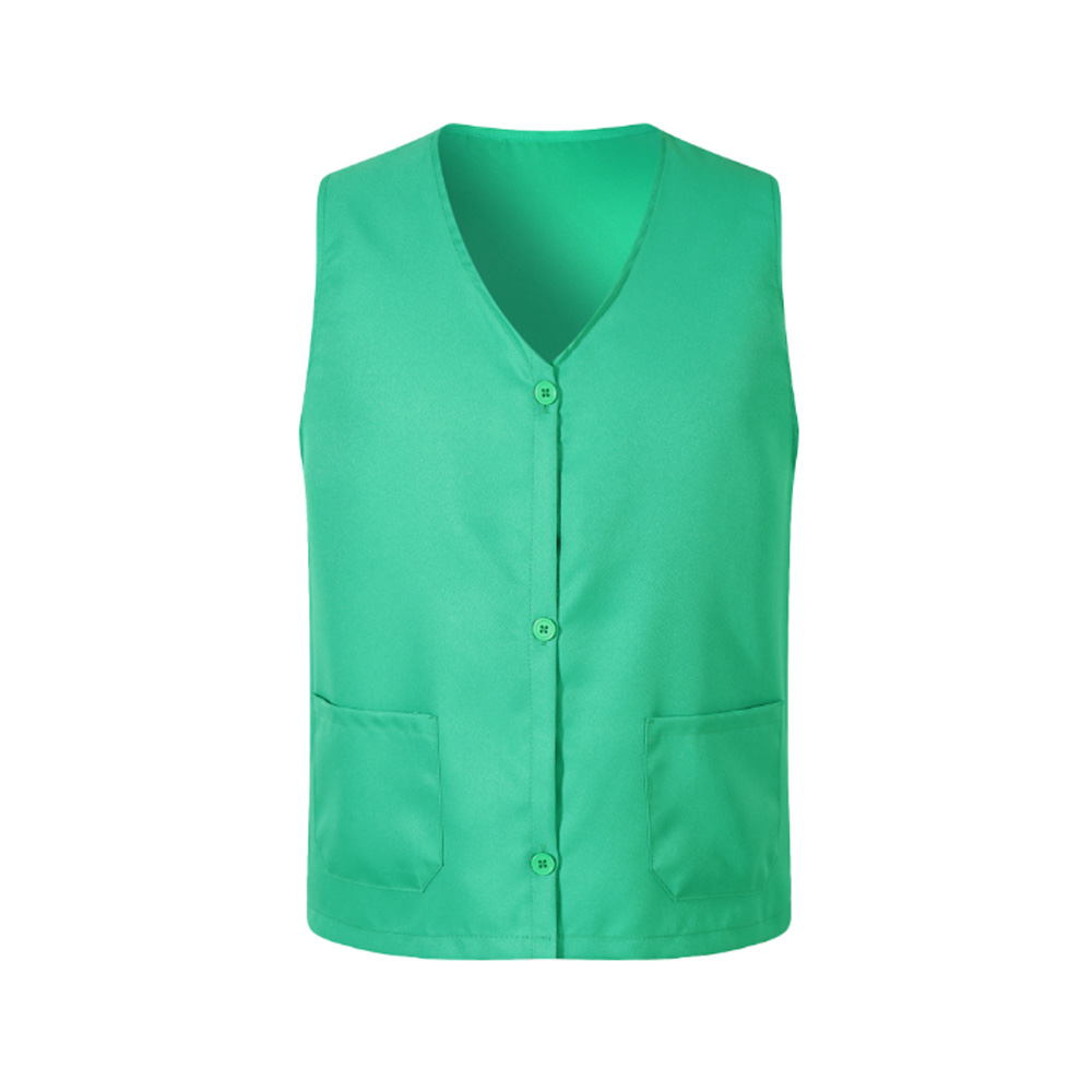 V-neck Button Advertising Volunteer Workwear Vest