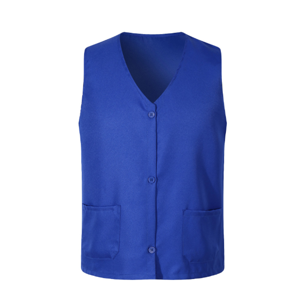 V-neck Button Advertising Volunteer Workwear Vest