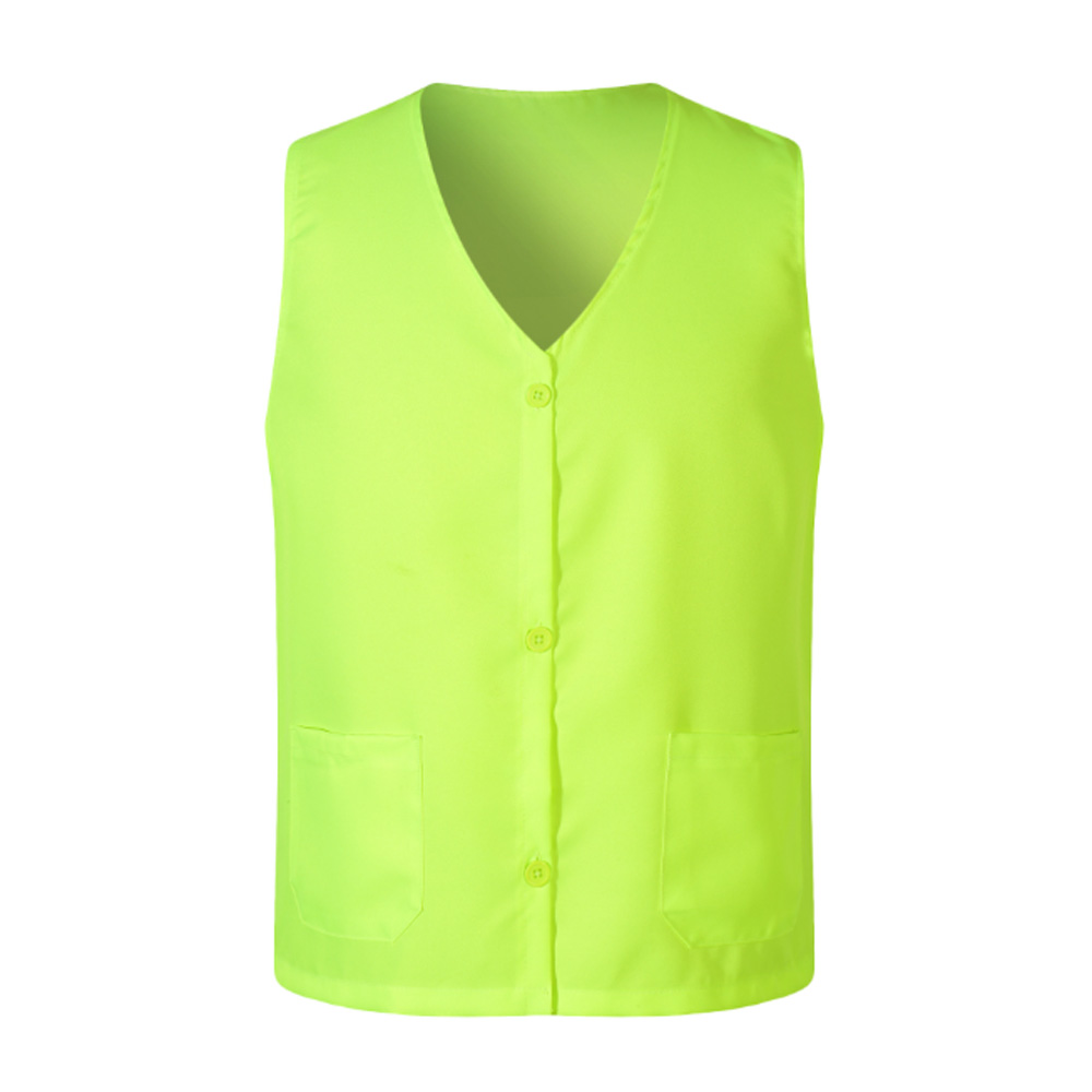 V-neck Button Advertising Volunteer Workwear Vest