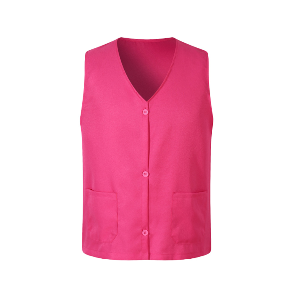 V-neck Button Advertising Volunteer Workwear Vest
