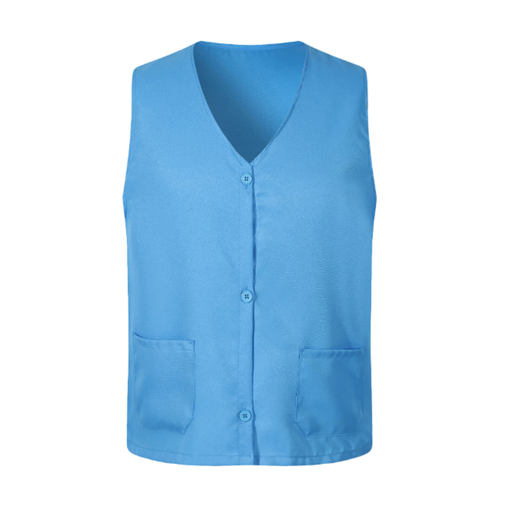 V-neck Button Advertising Volunteer Workwear Vest