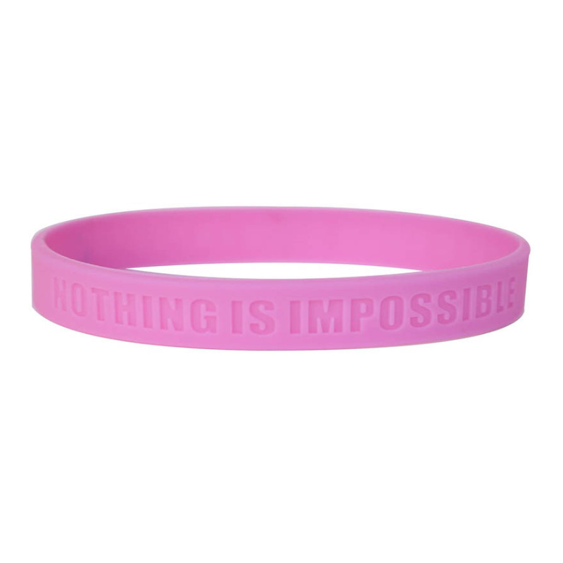 Debossed Silicone Bracelet
