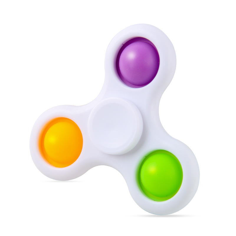 3 Bubbles Fidget Push Pop Spinner
