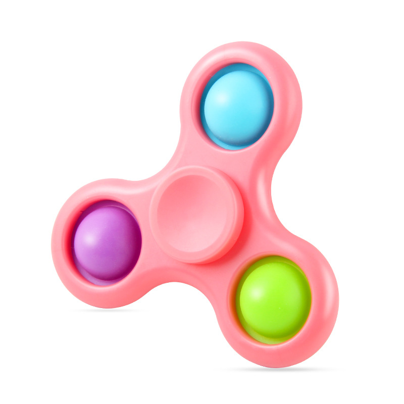 3 Bubbles Fidget Push Pop Spinner