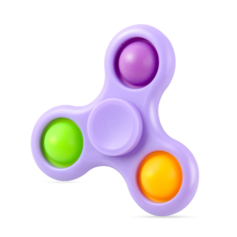 3 Bubbles Fidget Push Pop Spinner
