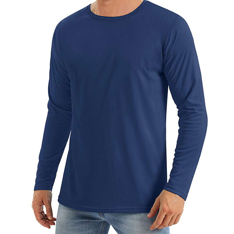 Men's Crew Neck Quick Dry Top UV Protection T-Shirt