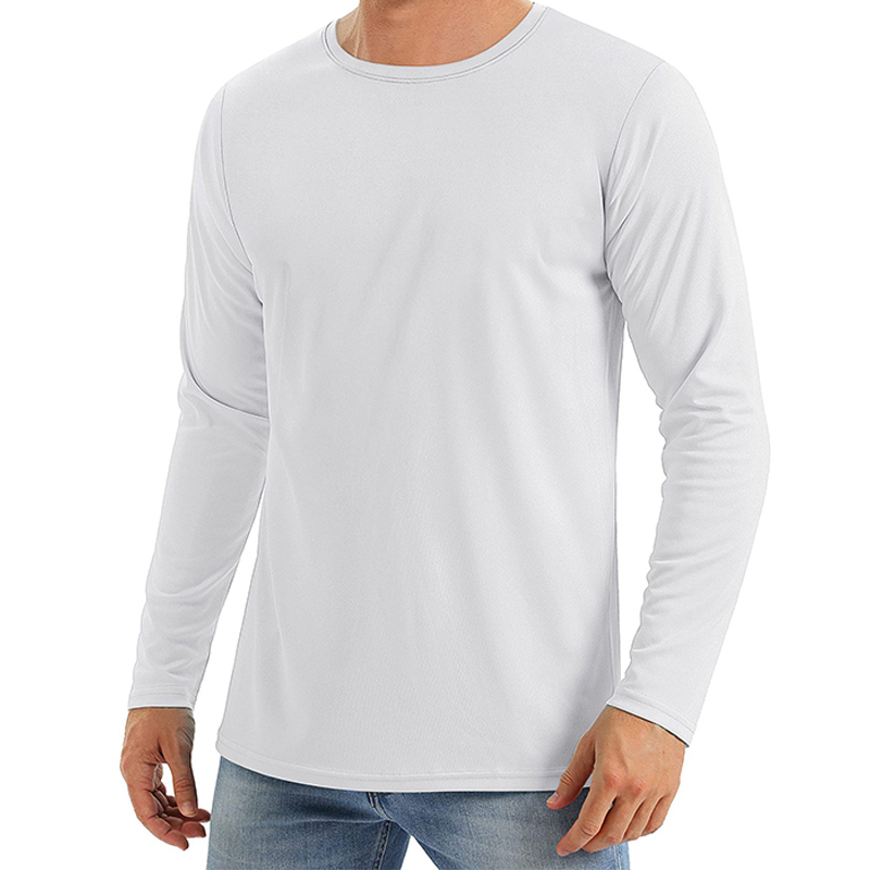 Men's Crew Neck Quick Dry Top UV Protection T-Shirt