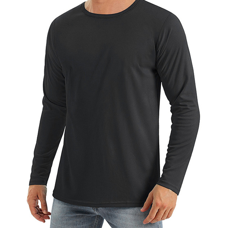 Men's Crew Neck Quick Dry Top UV Protection T-Shirt