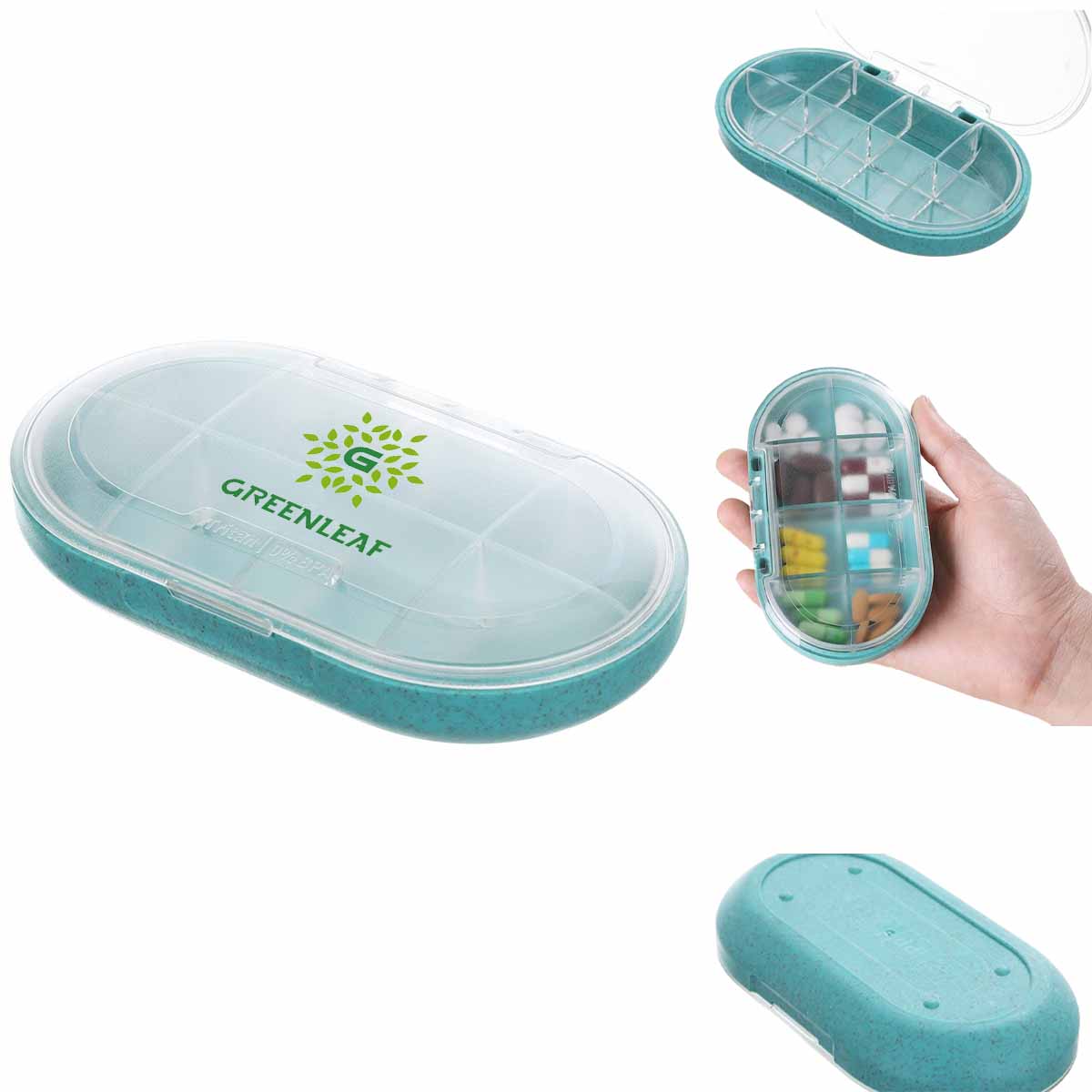 Plastic Medicine Box With Eight Compartments