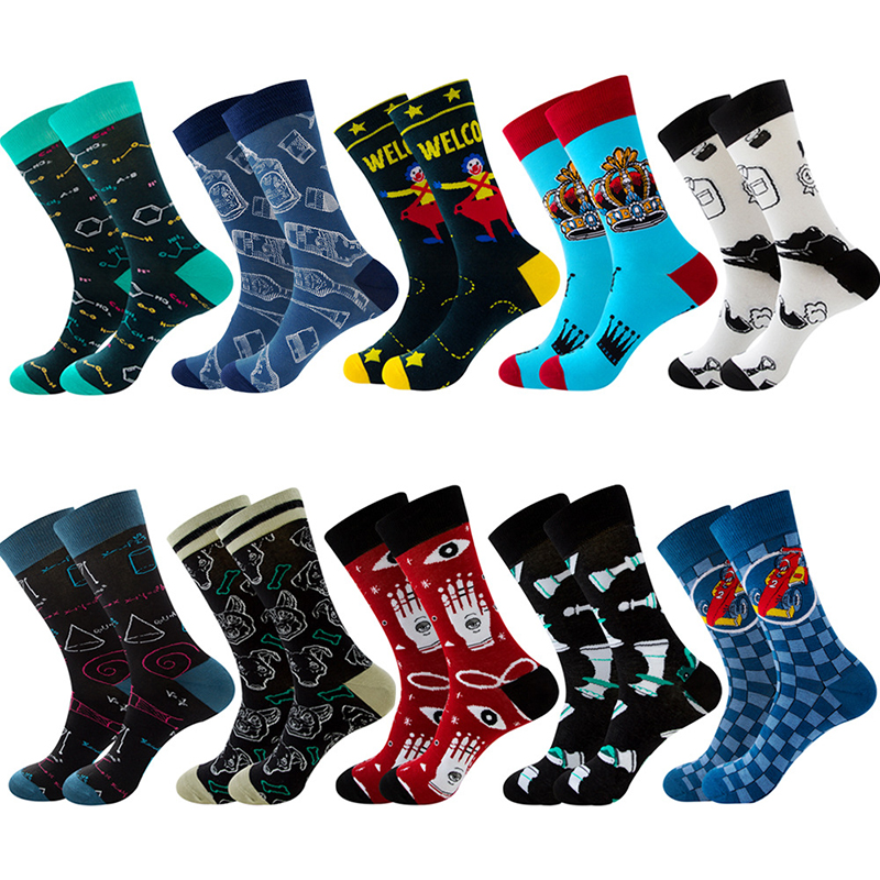 Christmas Halloween Cotton Socks Festive Socks.