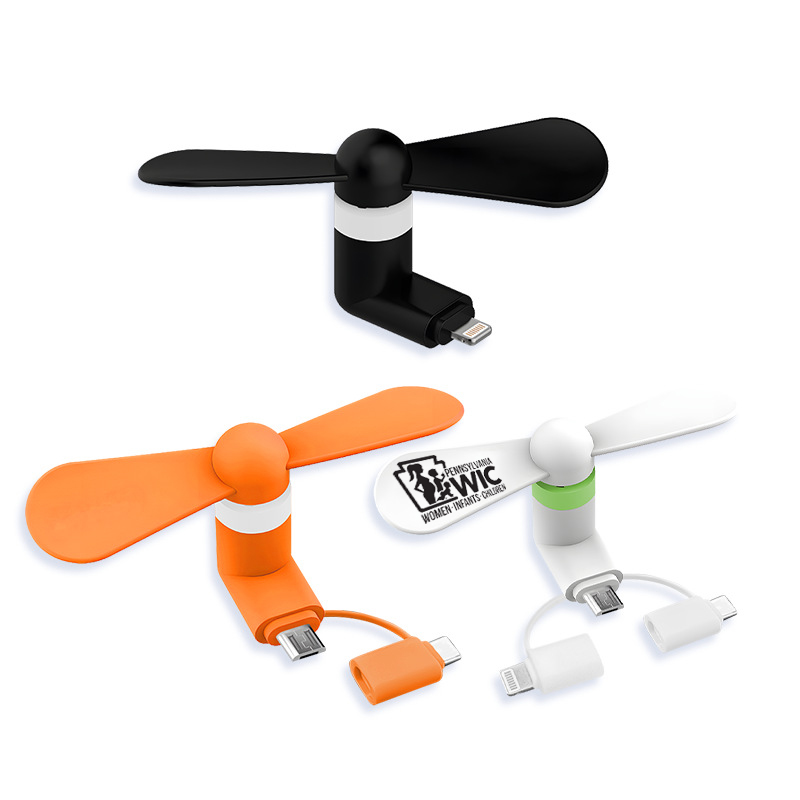 3-in-1 Phone Mini Fan