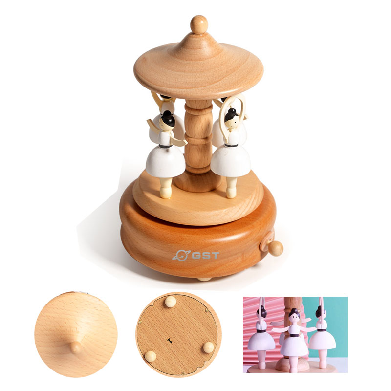 Ballerina Girl Wooden Music Box
