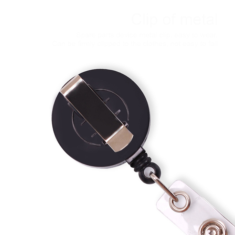 Custom Plastic Easy to Pull Buckle Badge Hanging