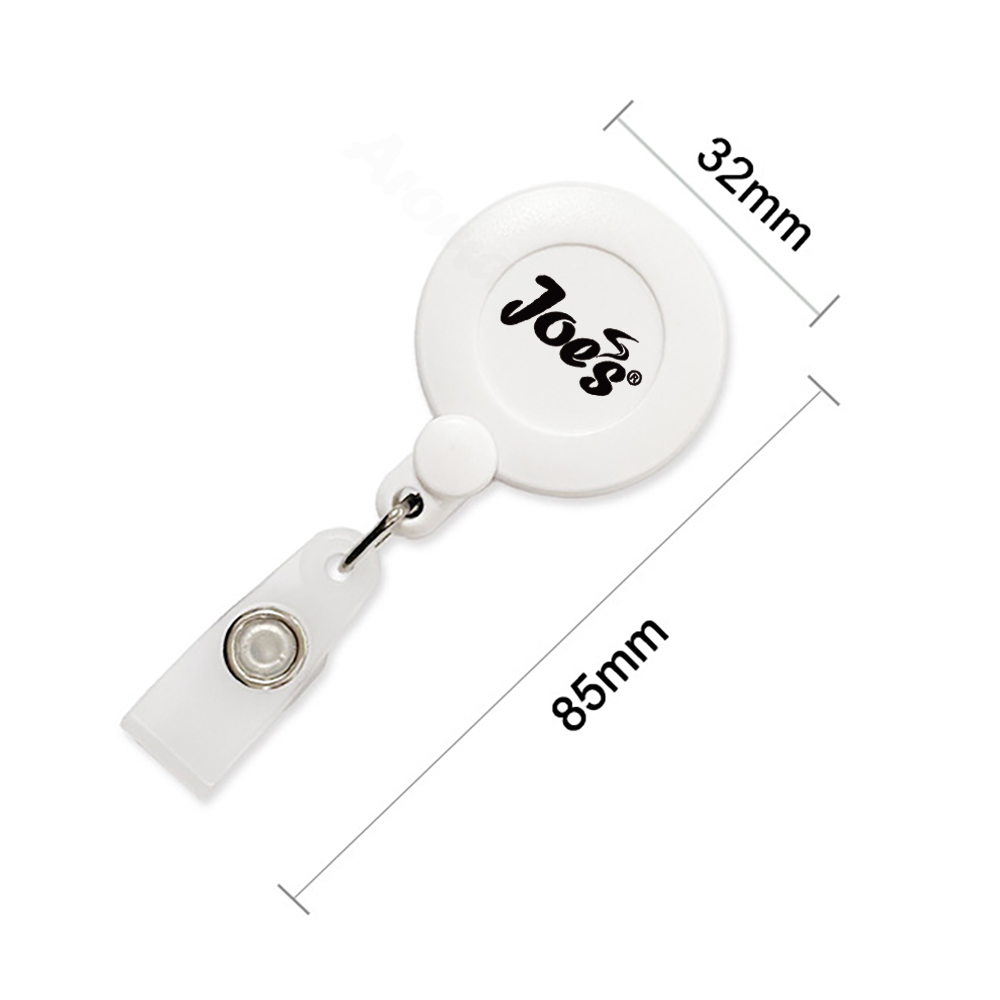 Retractable Badge Reel with Metal Clip