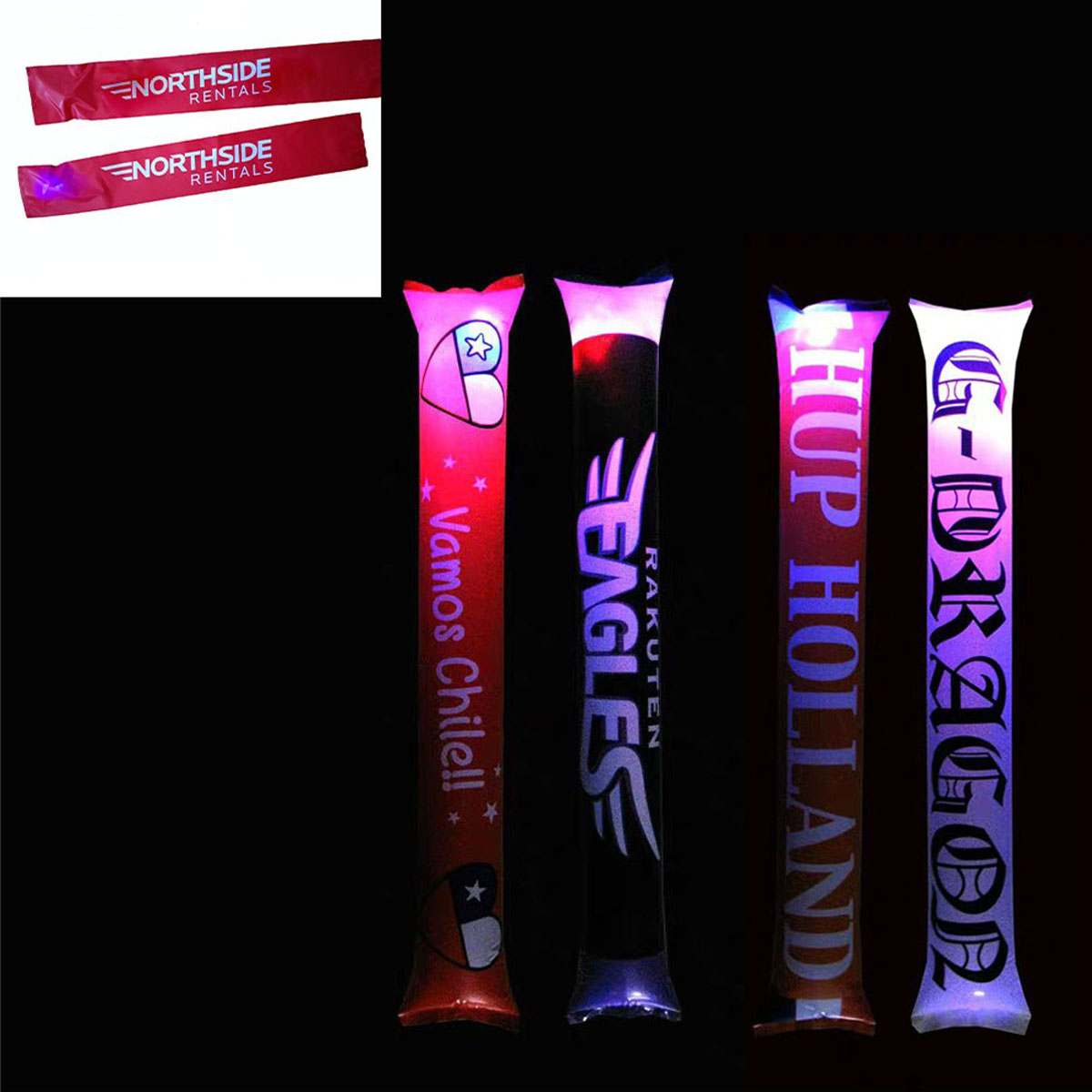 Led Inflatable Thunder Stick (Pair)