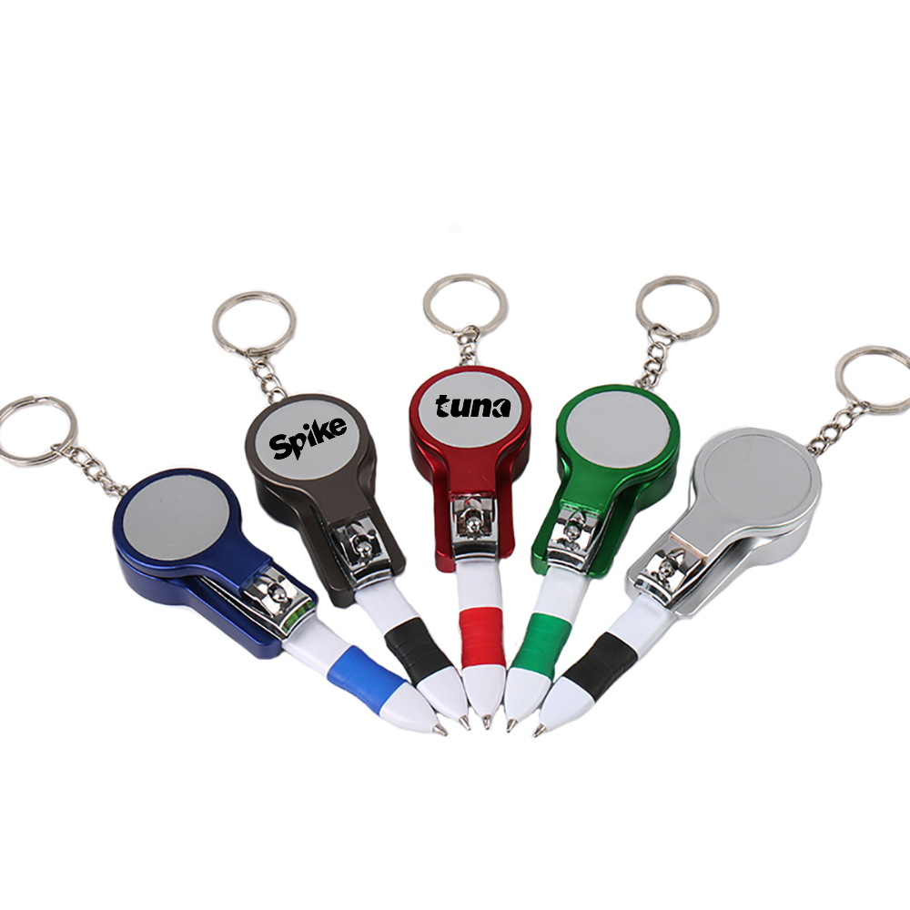 Multi Functional Nail Clipper w/Mirror &amp; Ballpoint Pen