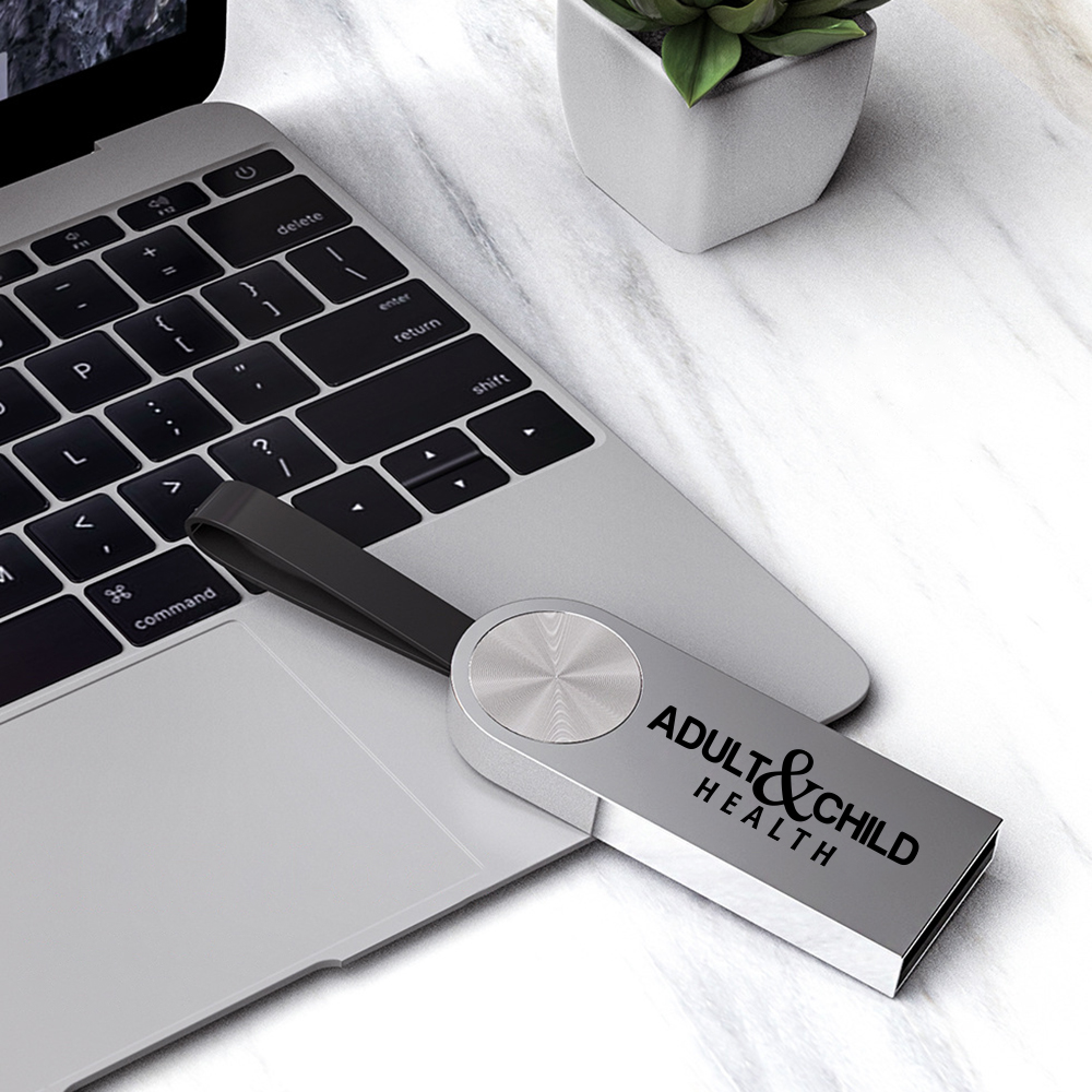 Gold or Silver USB Flash Drive