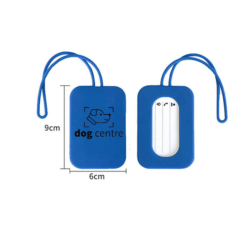 Silicone Initial Luggage Tags