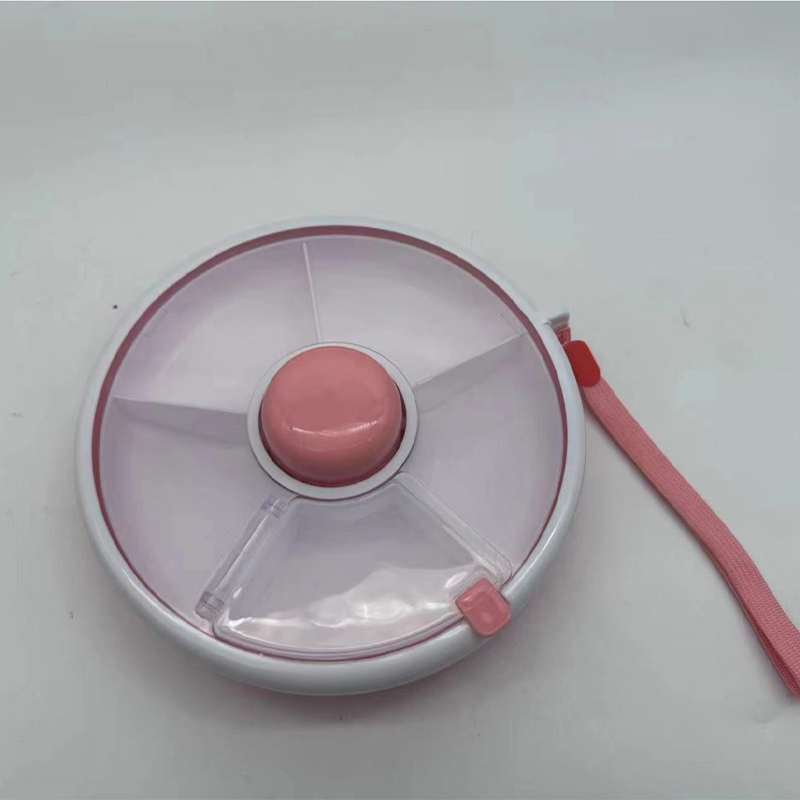 Rotable Separate Fruit Plate with Cover